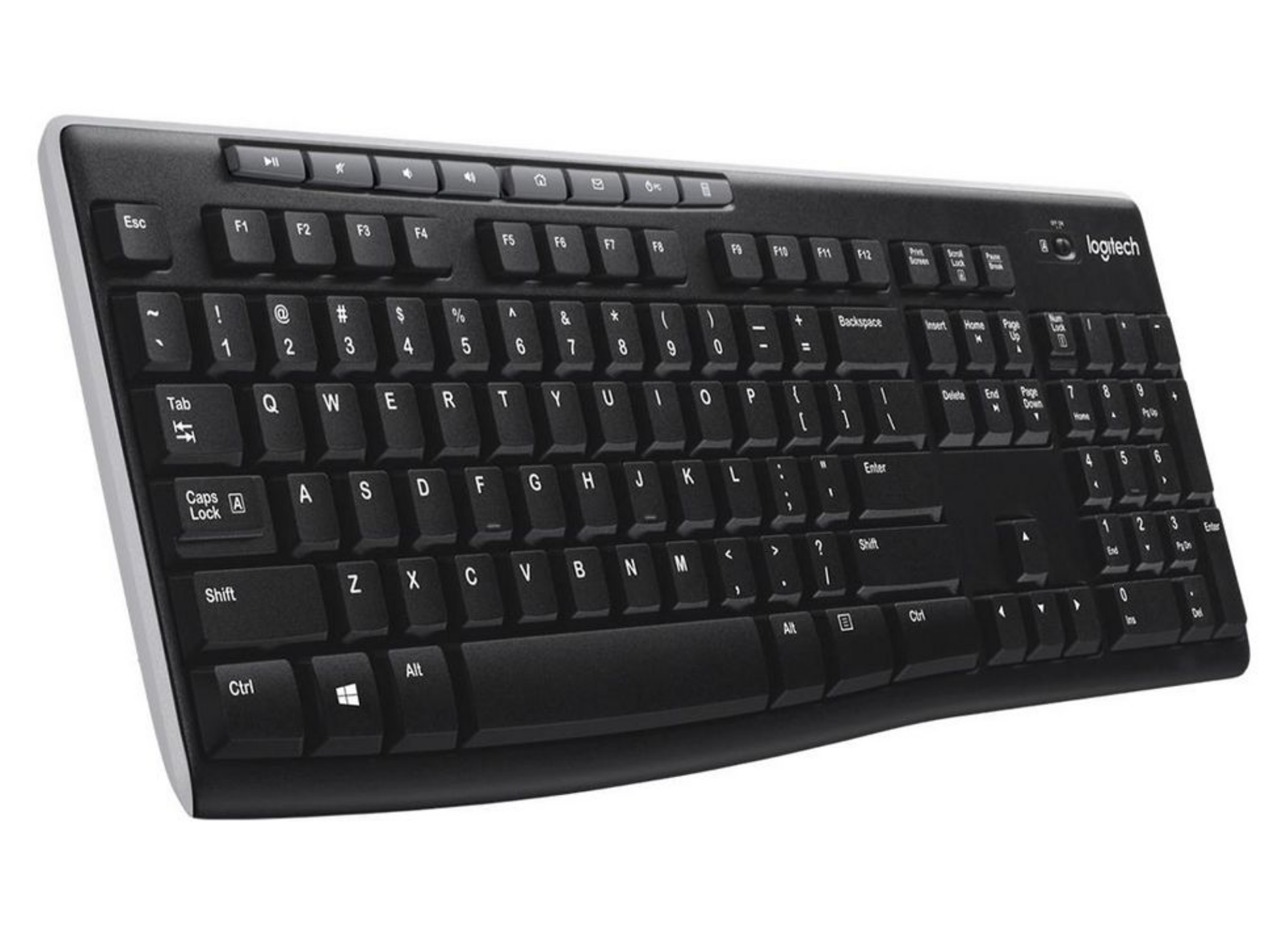 Logitech K270 Wireless Keyboard – Full-Size German QWERTZ | 920-003052 Keyboard & Mouse Logitech