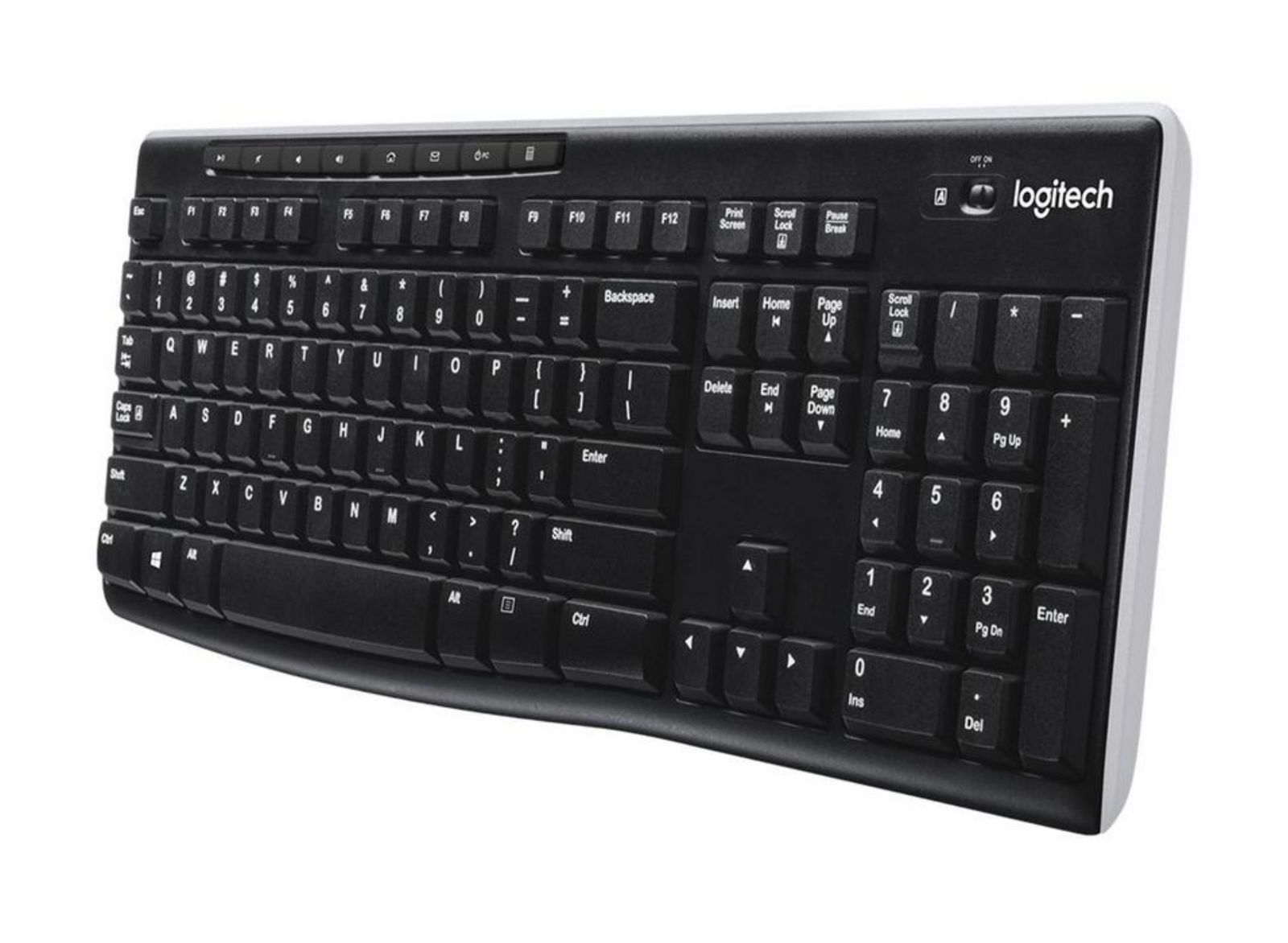 Logitech K270 Wireless Keyboard – Full-Size German QWERTZ | 920-003052 Keyboard & Mouse Logitech