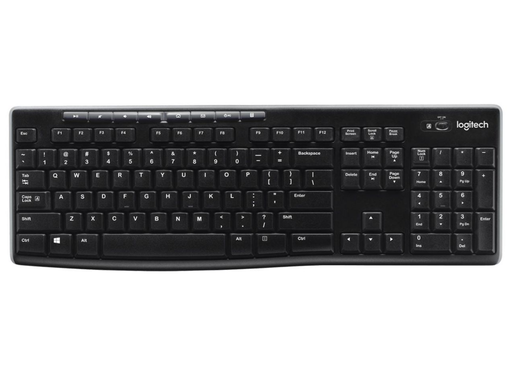 Logitech K270 Wireless Keyboard – Full-Size, Unifying Receiver | 920-003735 Keyboard & Mouse Logitech