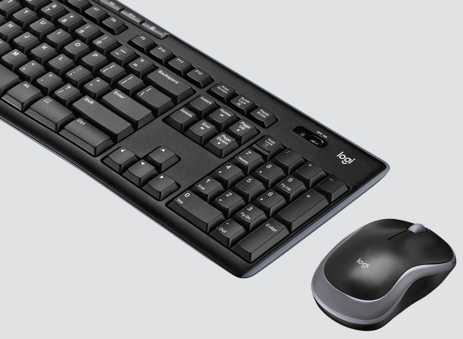 Logitech MK270 Wireless Keyboard and Mouse Combo – Full-Size QWERTY | 920-004508 Keyboard & Mouse Logitech