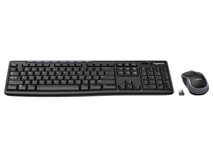 Logitech MK270 Wireless Keyboard & Mouse Combo – Full-Size with Numeric Keypad | 920-004511 Keyboard & Mouse Logitech