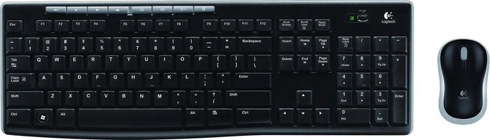 Logitech MK270 Wireless Keyboard And Mouse Black Desktop Set - 920-004523 Keyboard & Mouse Logitech