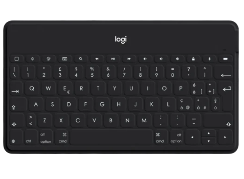 Logitech Ultra-light Ultra-Portable Bluetooth Keyboard for iPhone, iPad, Apple TV and Mac | 920-006710 Keyboard & Mouse Logitech