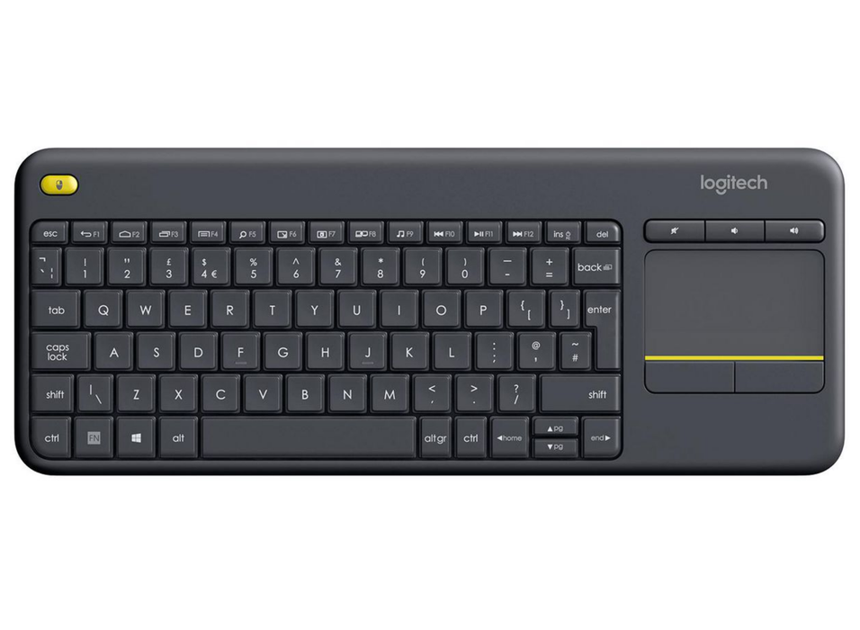 Logitech K400 Plus Wireless Touch Keyboard with Touchpad – US Layout | 920-007119 Keyboard & Mouse Logitech