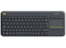 Logitech K400 Plus Wireless Touch Keyboard with Touchpad – Black (QWERTY) | 920-007143