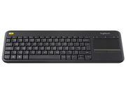 Logitech K400 Plus Wireless Touch Keyboard with Touchpad – Black (QWERTY) | 920-007143 Keyboard & Mouse Logitech