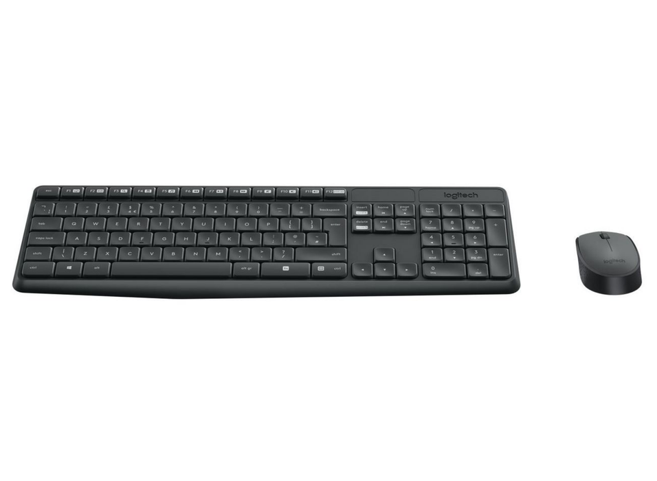 Logitech MK235 Wireless Keyboard & Mouse Combo - Long Battery Life | 920-007907