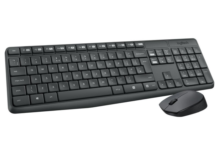 Logitech MK235 Wireless Keyboard & Mouse Combo - Long Battery Life | 920-007907 Keyboard & Mouse Logitech