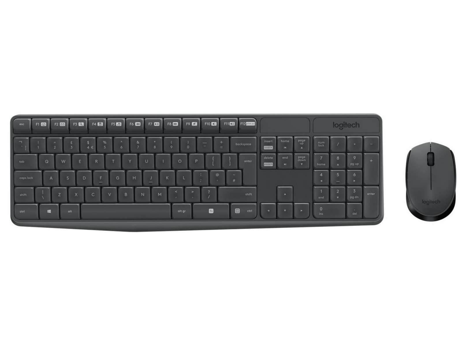 Logitech MK235 Wireless Keyboard & Mouse Combo – Full-Size, Long Battery Life | 920-007931 Keyboard & Mouse Logitech
