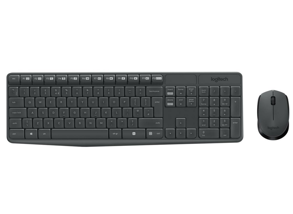 Logitech MK235 Wireless Keyboard & Mouse Combo – Full-Size, Long Battery Life | 920-007931