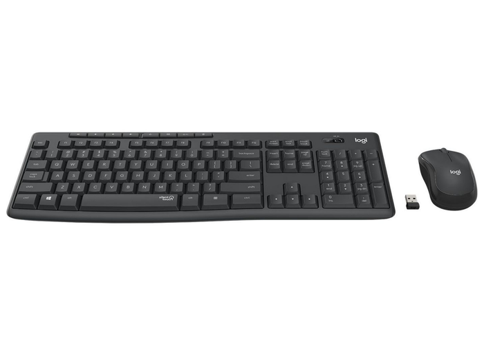 Logitech MK295 Silent Wireless Keyboard & Mouse Combo – German QWERTZ | 920-009794 Keyboard & Mouse Logitech