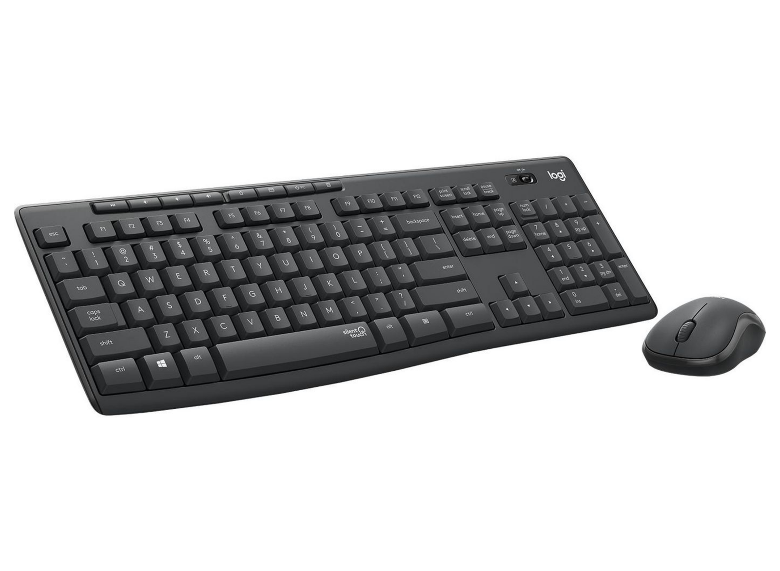Logitech MK295 Silent Wireless Keyboard & Mouse Combo – German QWERTZ | 920-009794 Keyboard & Mouse Logitech