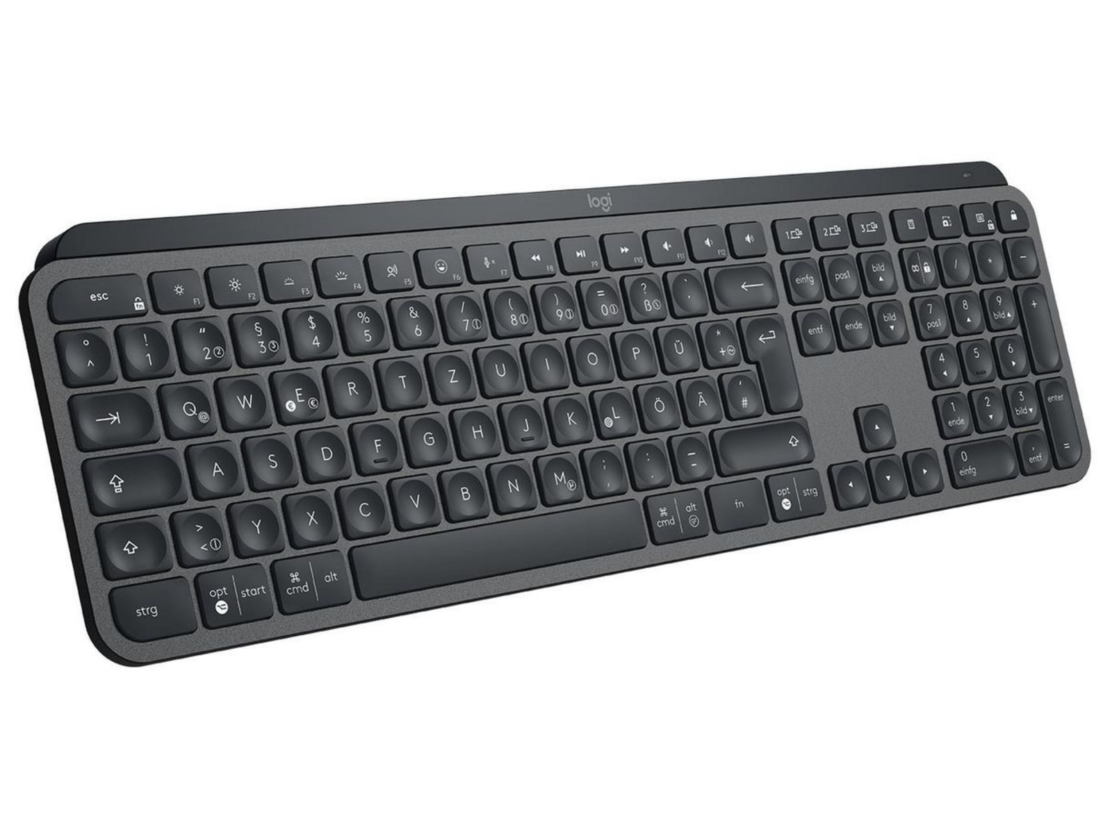 Logitech MX Keys for Business Wireless Backlit Keyboard – German Layout | 920-010244 Keyboard & Mouse Logitech