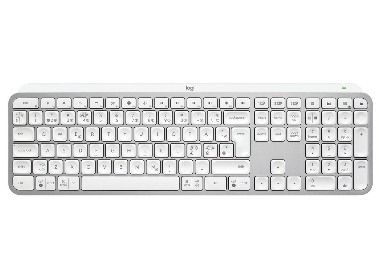 Logitech MX Keys S Advanced Wireless Keyboard – Nordic Layout | 920-011582 Keyboard & Mouse Logitech