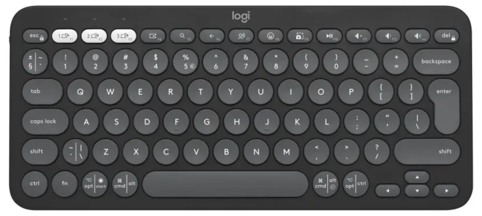 Logitech Pebble Keys 2 K380s Bluetooth Keyboard – Multi-Device | 920-011851 Keyboard & Mouse Logitech