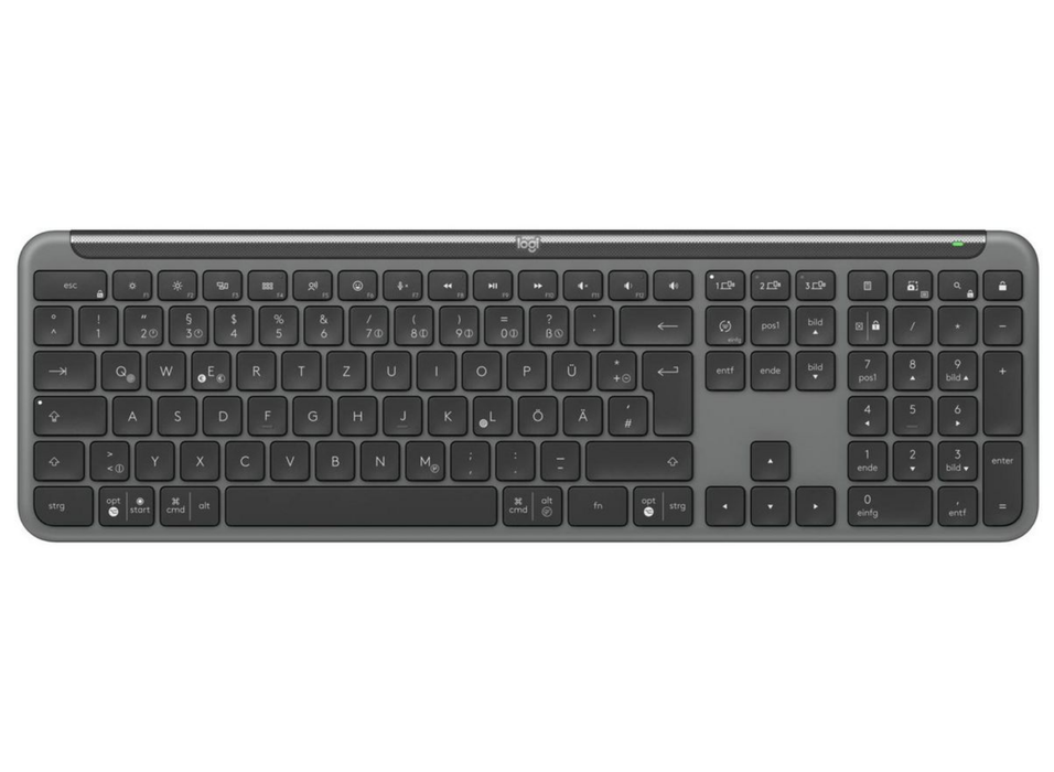 Logitech Signature Slim K950 Wireless Keyboard – Multi-Device, Backlit | 920-012451 Keyboard & Mouse Logitech