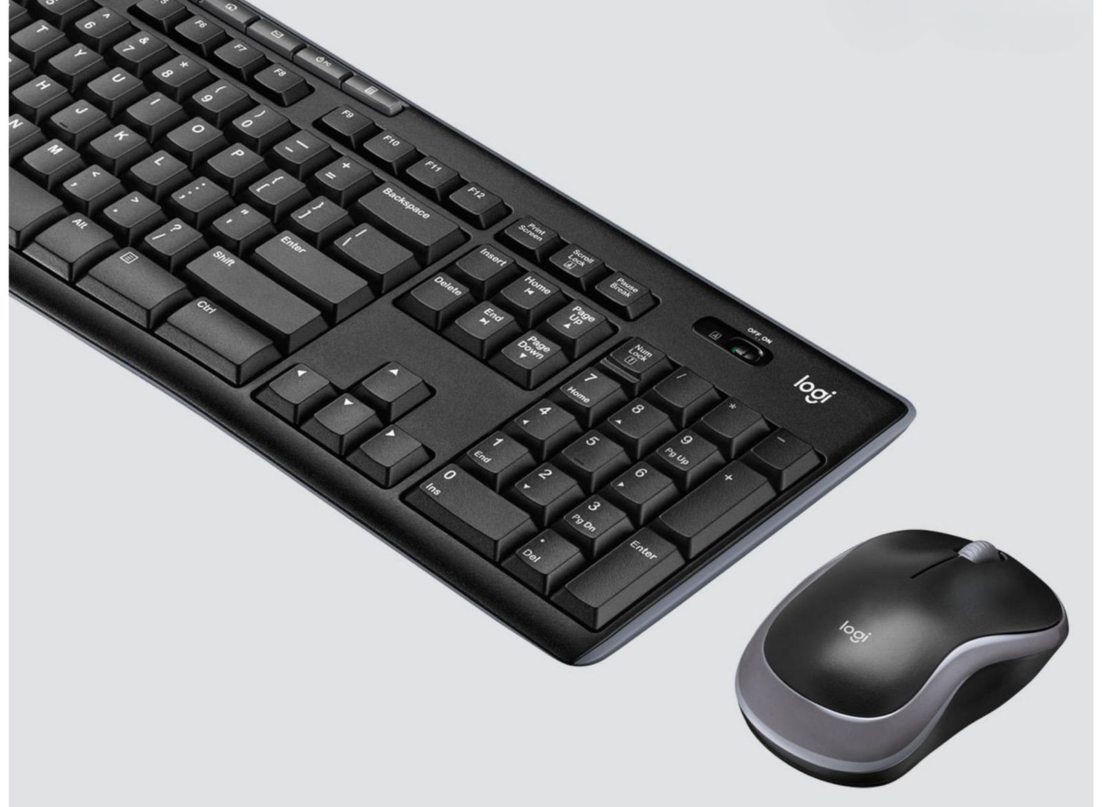 Logitech MK270 Wireless Keyboard and Mouse Combo – Full Size, 2.4 GHz| 920004508 Keyboard & Mouse Logitech