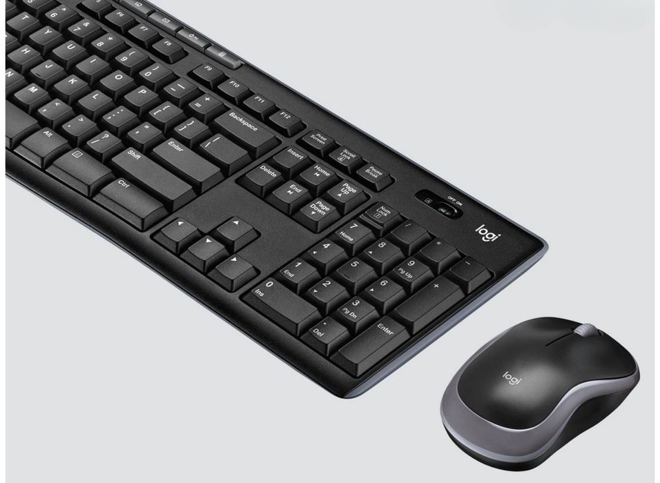 Logitech MK270 Wireless Keyboard and Mouse Combo – Full Size, 2.4 GHz| 920004508 Keyboard & Mouse Logitech