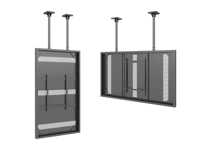 Multibrackets M Pro Series Enclosure 85" Ceiling Large Black Signage Display Enclosures Multibrackets