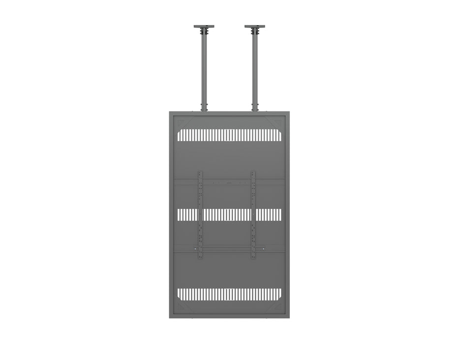 Multibrackets M Pro Series Enclosure 85" Ceiling Large Black Signage Display Enclosures Multibrackets