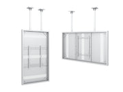 Multibrackets M Pro Series Enclosure 85" Ceiling Large White Signage Display Enclosures Multibrackets