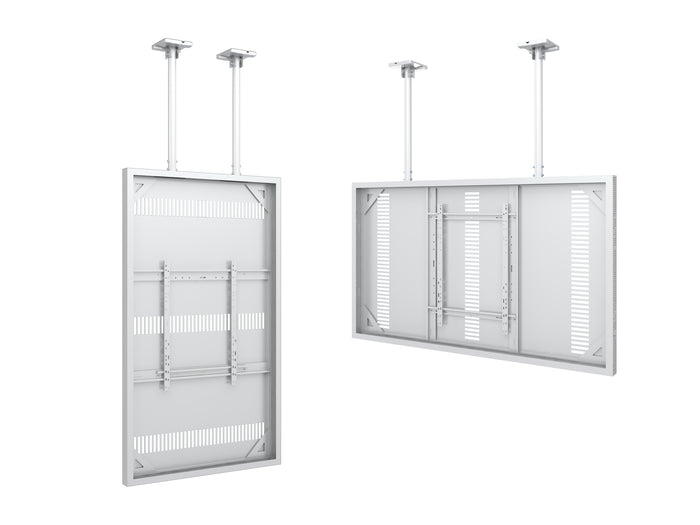 Multibrackets M Pro Series Enclosure 85" Ceiling Large White Signage Display Enclosures Multibrackets