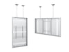 Multibrackets M Pro Series Enclosure 85" Ceiling Large White Signage Display Enclosures Multibrackets