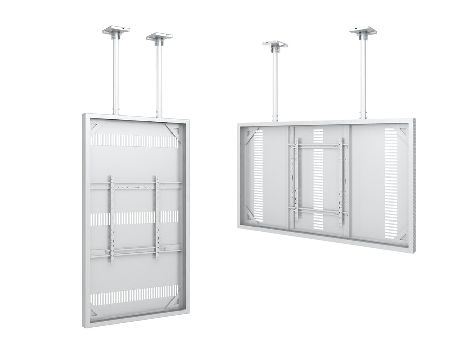 Multibrackets M Pro Series Enclosure 85" Ceiling Large White Signage Display Enclosures Multibrackets