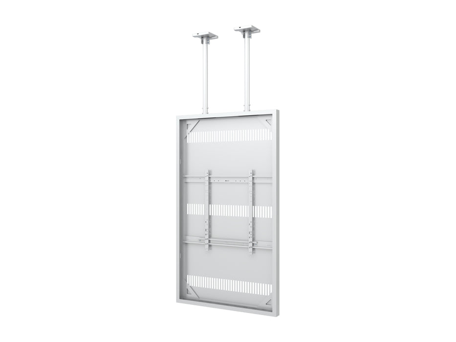 Multibrackets M Pro Series Enclosure 85" Ceiling Large White Signage Display Enclosures Multibrackets