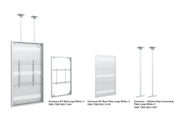 Multibrackets M Pro Series Enclosure 85" Ceiling Large White Signage Display Enclosures Multibrackets