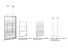 Multibrackets M Pro Series Enclosure 85" Ceiling Large White Signage Display Enclosures Multibrackets