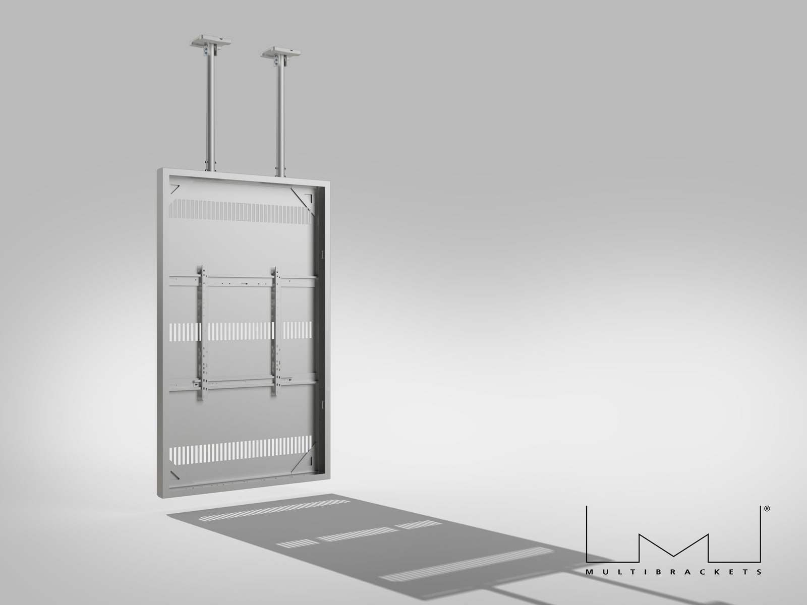 Multibrackets M Pro Series Enclosure 85" Ceiling Large White Signage Display Enclosures Multibrackets