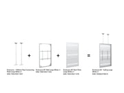 Multibrackets M Pro Series Enclosure 85" Ceiling Large White Signage Display Enclosures Multibrackets