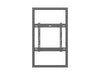 Multibrackets M Pro Series Enclosure 46" High Brightness Wall Small Black Signage Display Enclosures Multibrackets
