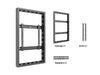 Multibrackets M Pro Series Enclosure 46" High Brightness Wall Small Black Signage Display Enclosures Multibrackets
