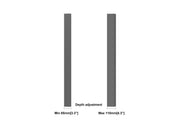 Multibrackets M Pro Series Enclosure 46" High Brightness Wall Small Black Signage Display Enclosures Multibrackets