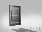 Multibrackets M Pro Series Enclosure 46" High Brightness Wall Small Black Signage Display Enclosures Multibrackets