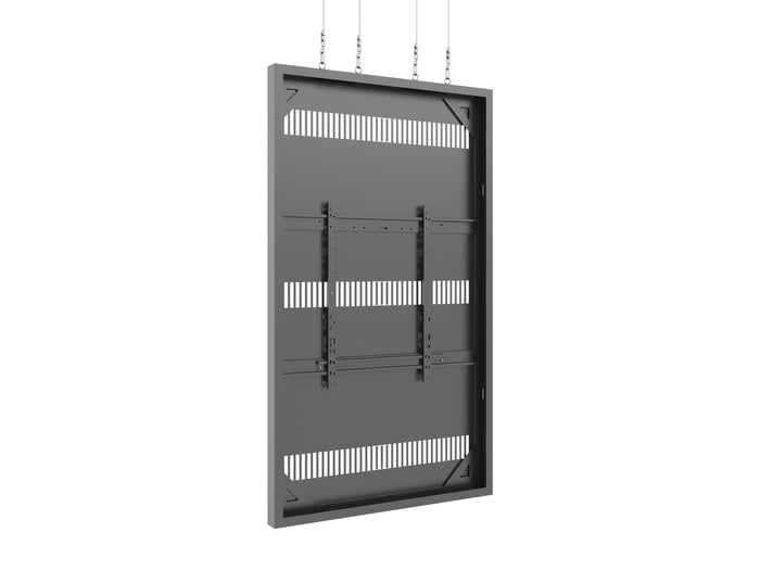 Multibrackets M Pro Series Enclosure 85" Wire Large Black Signage Display Enclosures Multibrackets