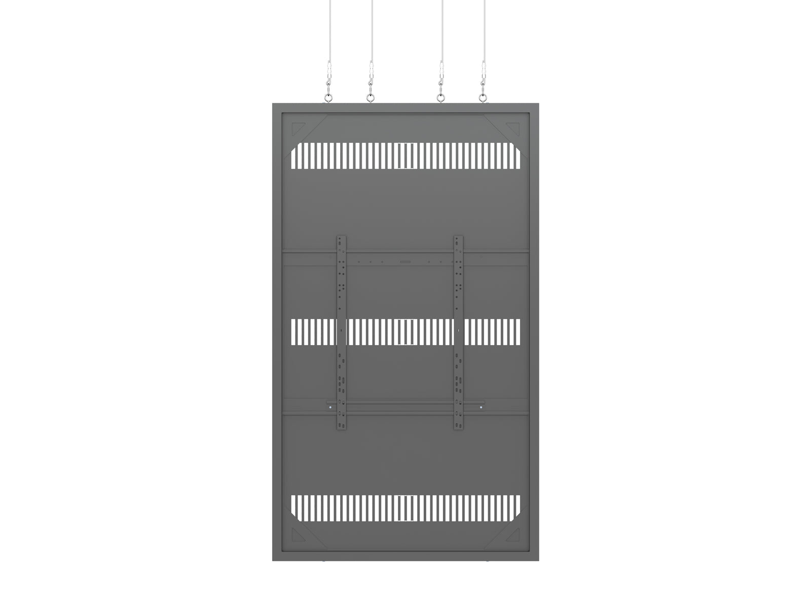 Multibrackets M Pro Series Enclosure 85" Wire Large Black Signage Display Enclosures Multibrackets