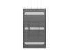 Multibrackets M Pro Series Enclosure 85" Wire Large Black Signage Display Enclosures Multibrackets