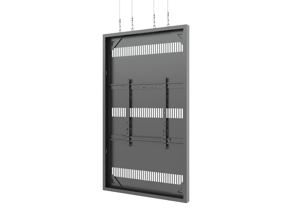 Multibrackets M Pro Series Enclosure 85" Wire Large Black Signage Display Enclosures Multibrackets