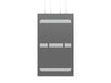 Multibrackets M Pro Series Enclosure 85" Wire Large Black Signage Display Enclosures Multibrackets
