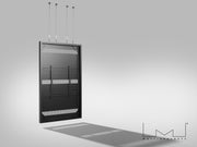 Multibrackets M Pro Series Enclosure 85" Wire Large Black Signage Display Enclosures Multibrackets