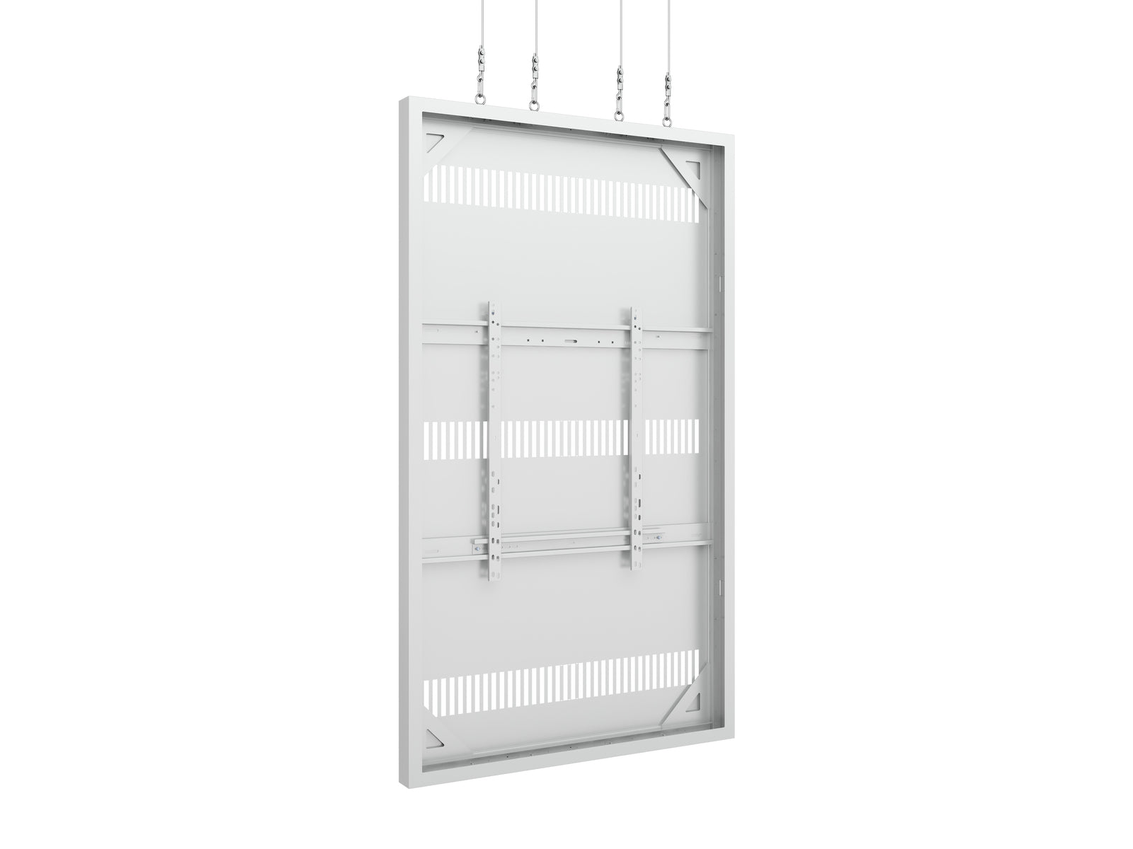 Multibrackets M Pro Series Enclosure 85" Wire Large White Signage Display Enclosures Multibrackets
