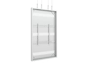 Multibrackets M Pro Series Enclosure 85" Wire Large White Signage Display Enclosures Multibrackets