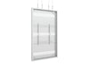 Multibrackets M Pro Series Enclosure 85" Wire Large White Signage Display Enclosures Multibrackets