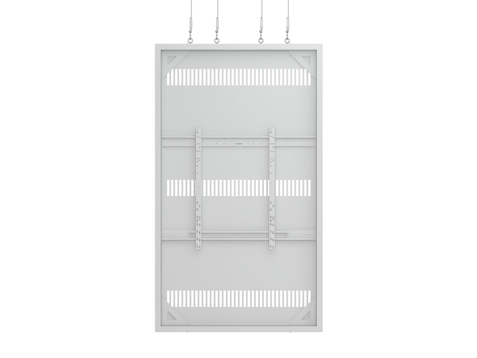 Multibrackets M Pro Series Enclosure 85" Wire Large White Signage Display Enclosures Multibrackets