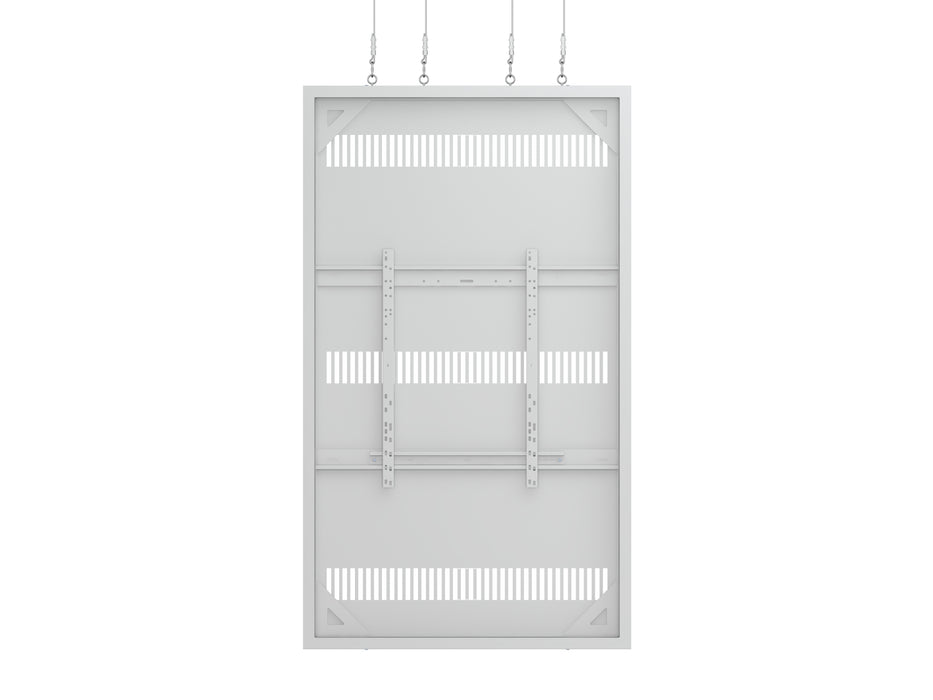 Multibrackets M Pro Series Enclosure 85" Wire Large White Signage Display Enclosures Multibrackets