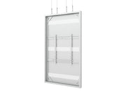Multibrackets M Pro Series Enclosure 85" Wire Large White Signage Display Enclosures Multibrackets