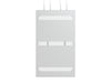 Multibrackets M Pro Series Enclosure 85" Wire Large White Signage Display Enclosures Multibrackets